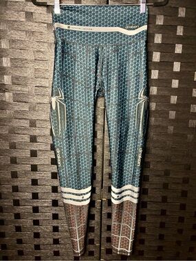 Drakon Special Edition Blue Spider-Man Print High-Rise Performance Leggings